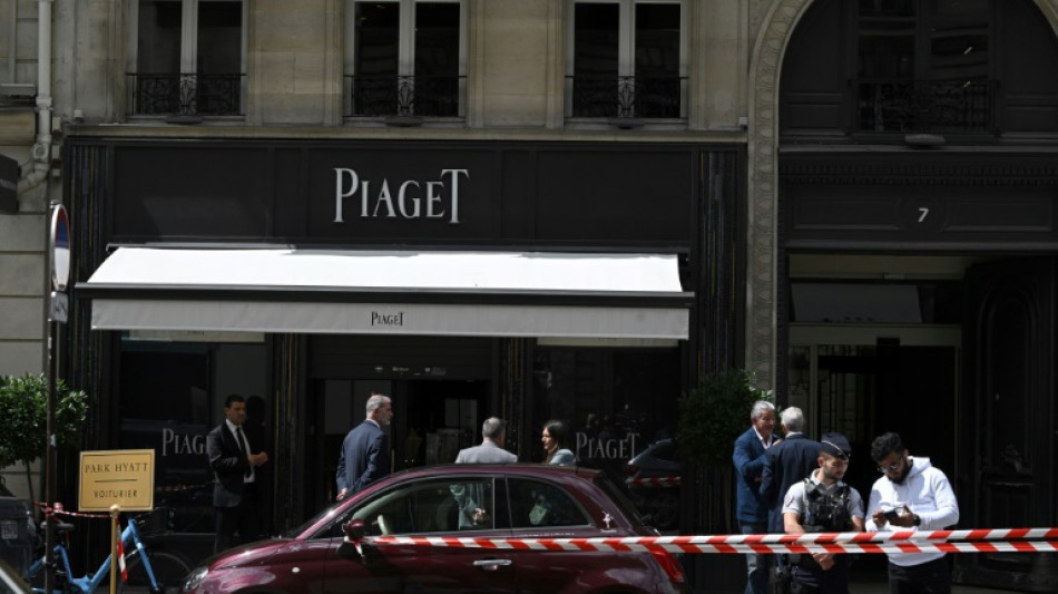 Robo de una joyería Piaget en París, con un botín estimado entre 10 y 15 millones de euros