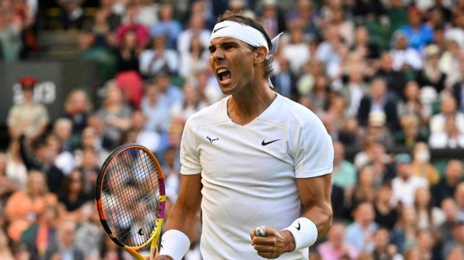 Nadal in Wimbledon im Viertelfinale