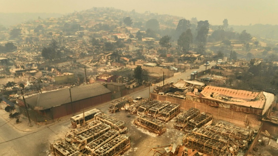 Dans l'"enfer" d'El Olivar, dévoré par les flammes au Chili