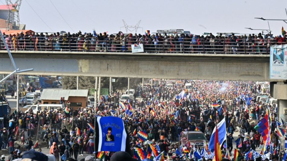 Evo Morales lanza un ultimátum a Arce al término de una masiva marcha en Bolivia