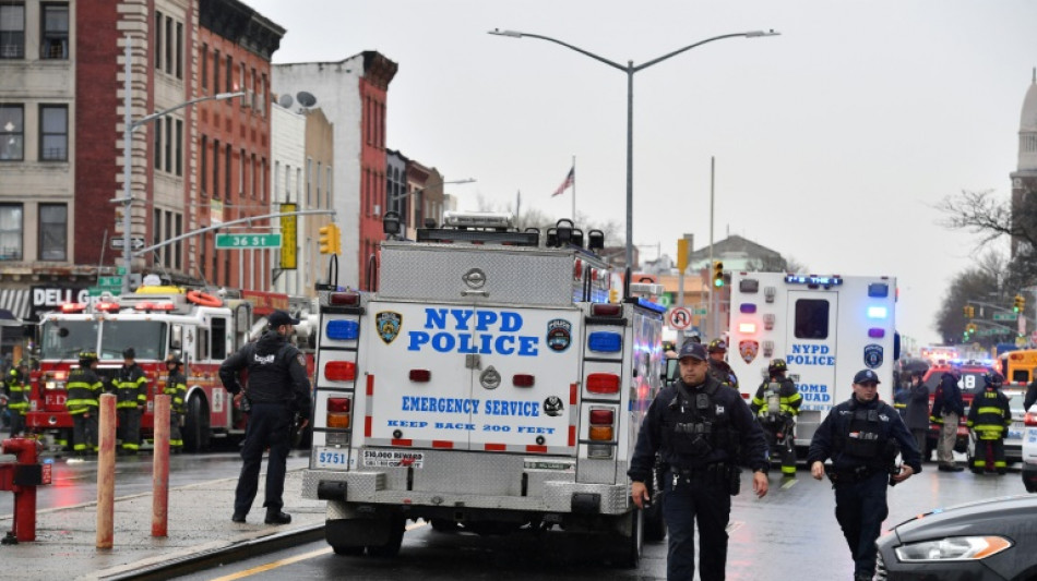 Suspect at large as Brooklyn subway shooting injures 16