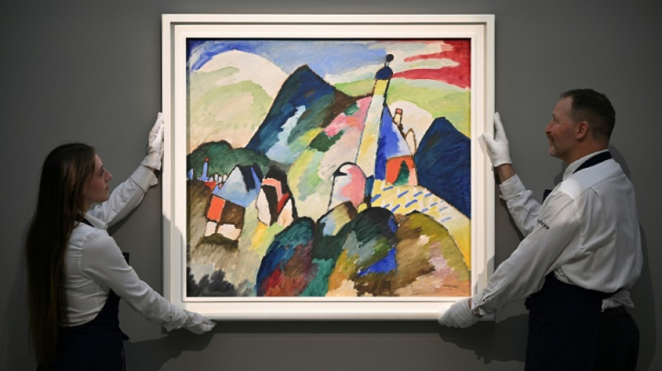 Una obra maestra de Kandinsky sale a subasta en Londres