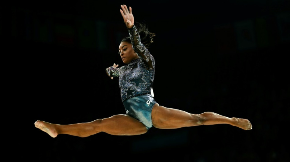 Gymnastique: entrée de star pour Simone Biles avant une semaine de folie