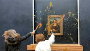 Ecologistas rocían de sopa el cristal que protege la "Mona Lisa" en el Louvre