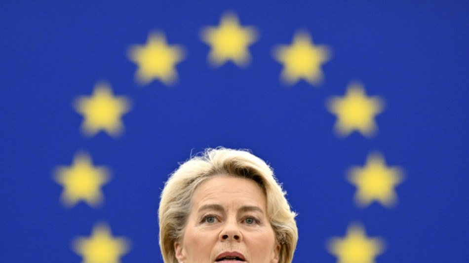 Von der Leyen promete en Kiev apoyar a Ucrania "el tiempo que sea necesario"