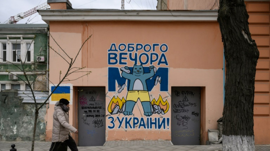 Ukraine : à Odessa, les chats sur les murs se font va-t-en guerre