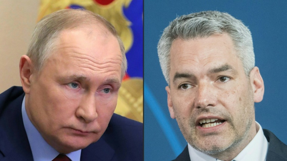 Österreichs Kanzler führt in Moskau "offenes und hartes" Gespräch mit Putin
