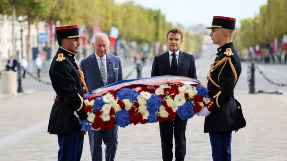 Charles III sur les Champs Elysées pour sa première visite d'Etat en France