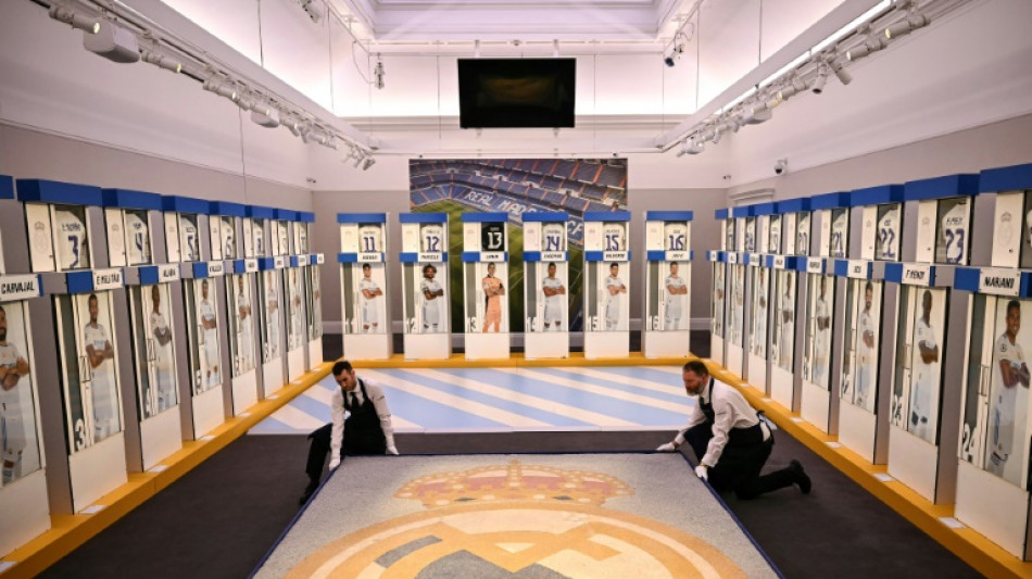 Iconic Real Madrid lockers on display in London auction