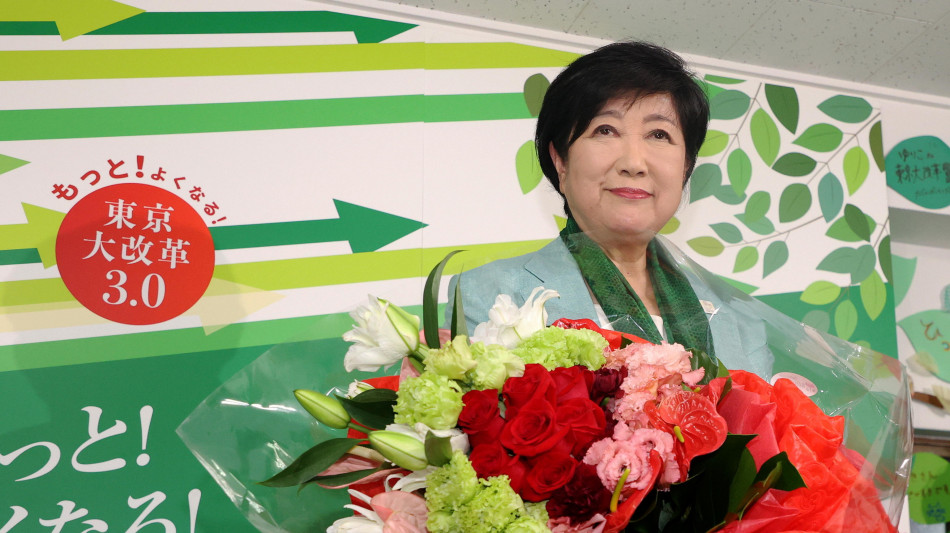 Elezioni Tokyo, governatrice Koike ottiene un terzo mandato