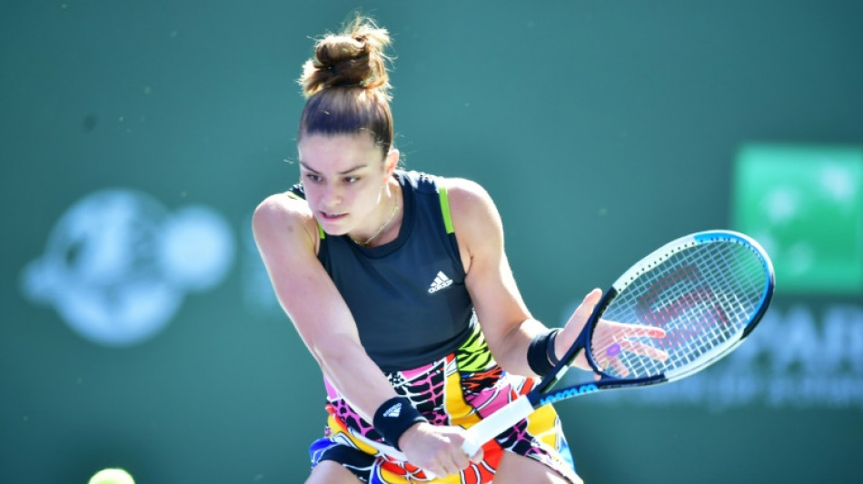 Greece's Sakkari reaches Indian Wells WTA semi-finals