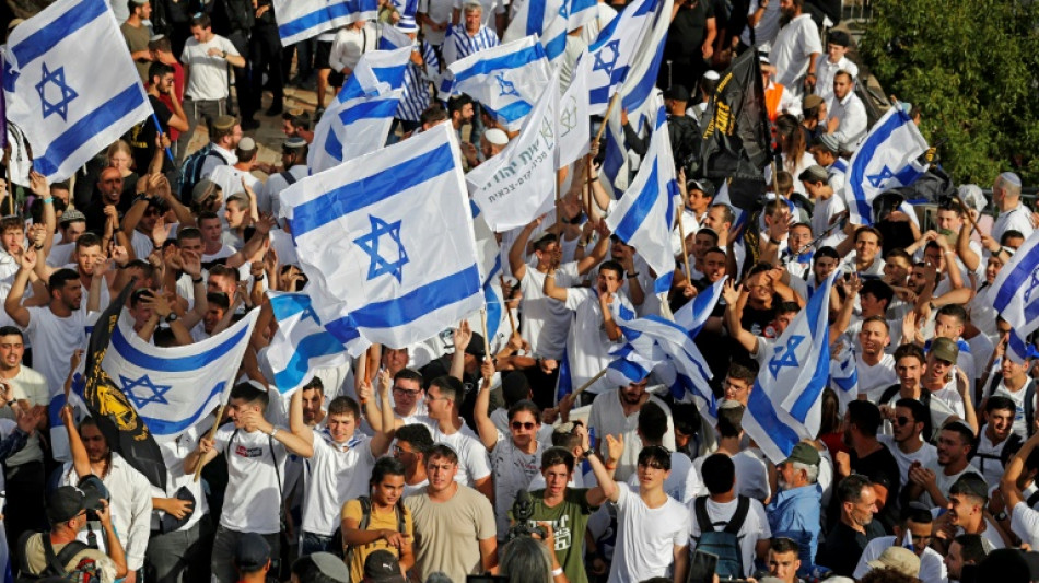 Dutzende Festnahmen und Verletzte bei "Flaggenmarsch" in Jerusalem