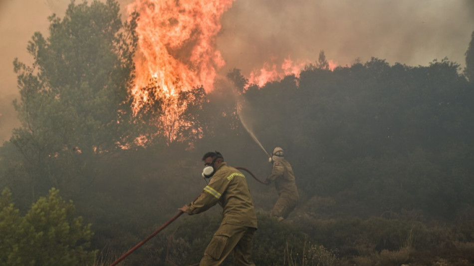 Two dead as Greece battles growing wildfire front