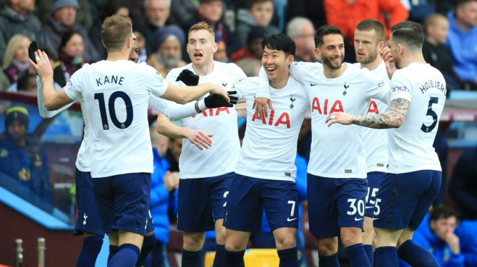 Son stars as Spurs hammer Villa to consolidate top-four spot