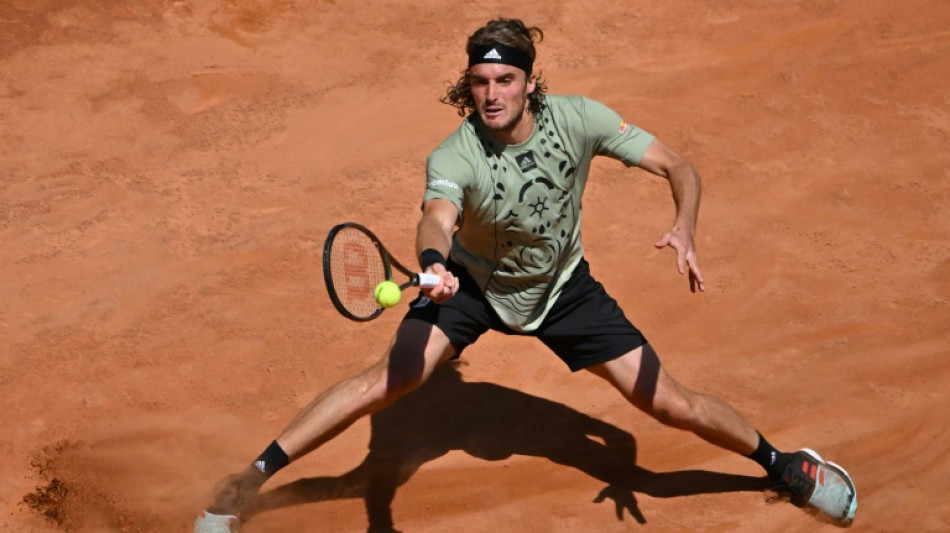 Tsitsipas sees off Sinner to reach Rome semis after match point drama