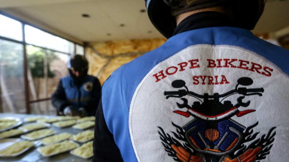 Born to help: Syria bikers deliver Ramadan meals