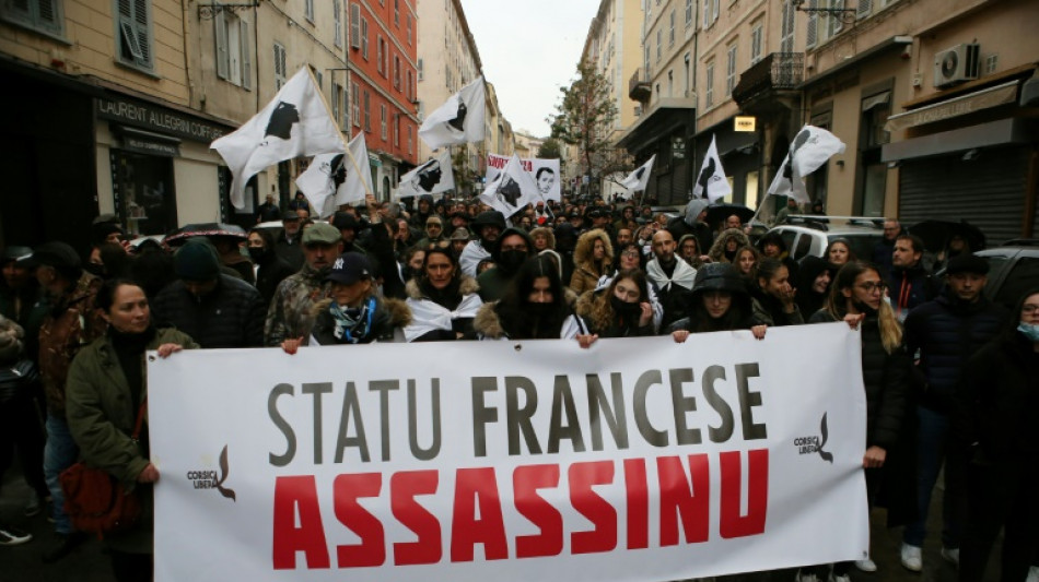 Colère et heurts à la manifestation en soutien d'Yvan Colonna à Bastia