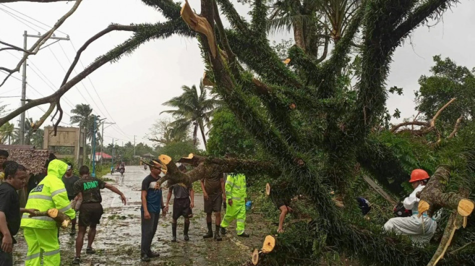 Thousands flee as fourth major storm in a month hits Philippines