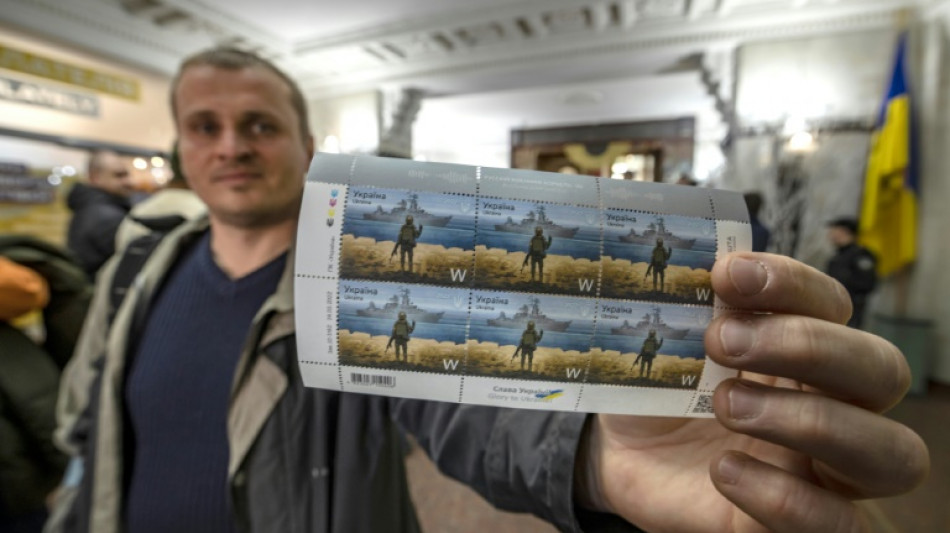 Kriegs-Briefmarke wird zum Sammlerstück in der Ukraine