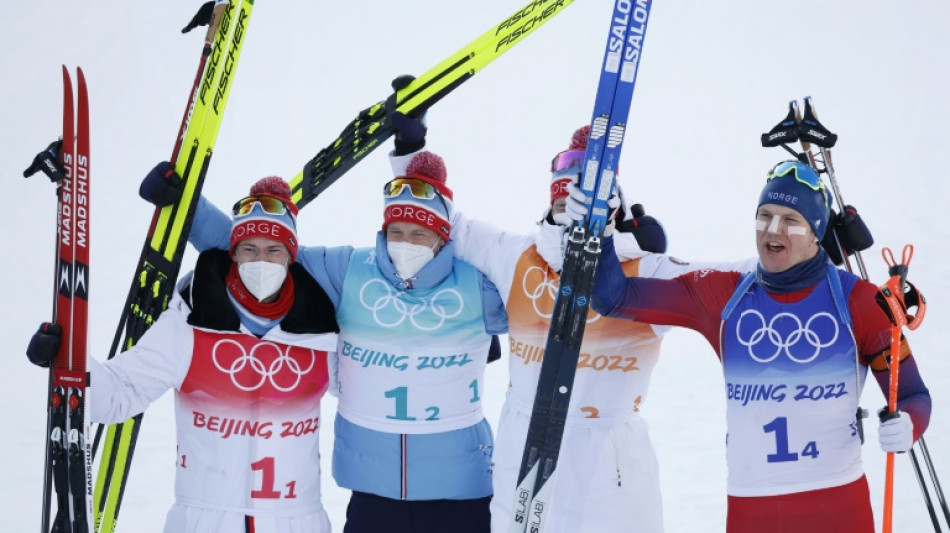 Tercer oro para el biatleta Johannes Boe en Pekín gracias al relevo con Nouega