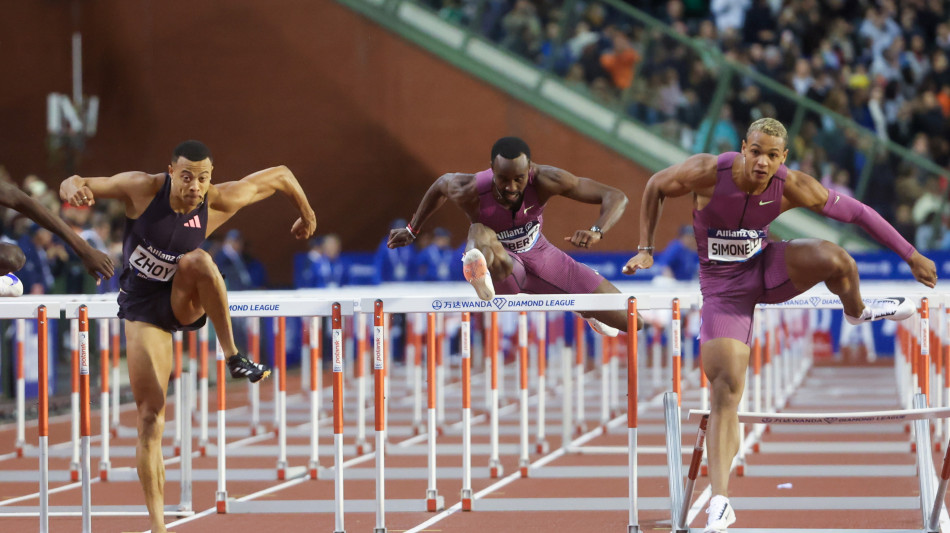 Atletica: Simonelli 2/o nella finale Diamond League 110 ostacoli