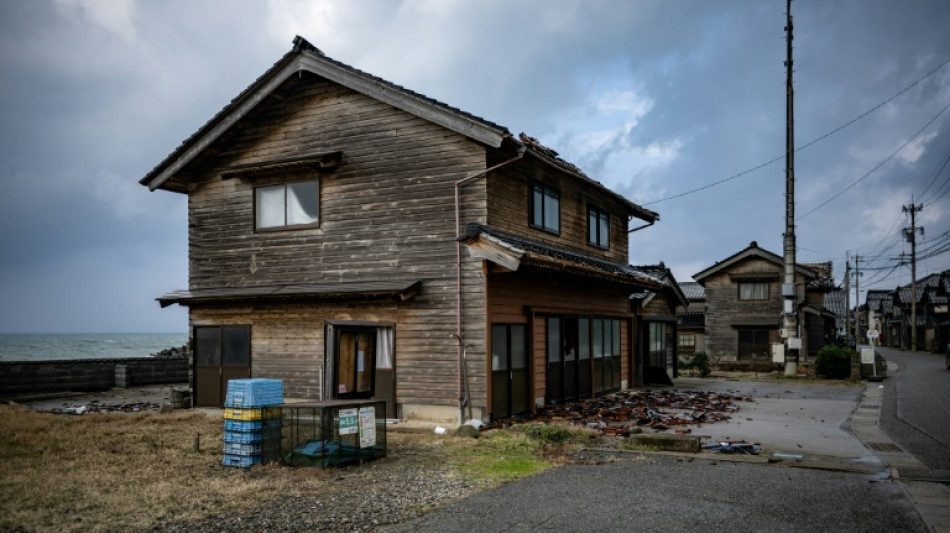 Still standing: unique houses survive quake in Japan village