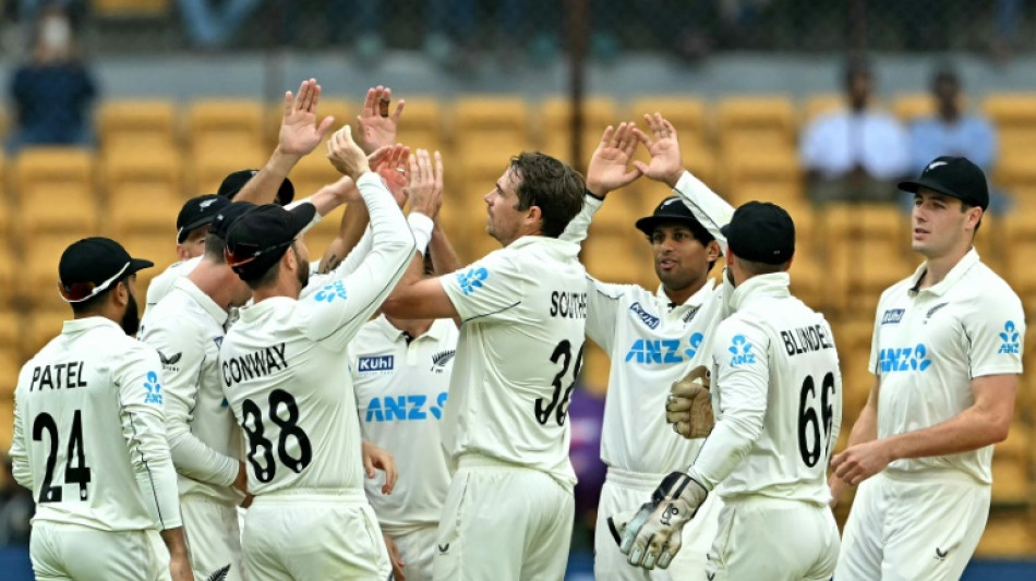 New Zealand on top after India bowled out for 46 in rain-hit Test