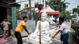 The marble 'living Buddhas' trapped by Myanmar's civil war