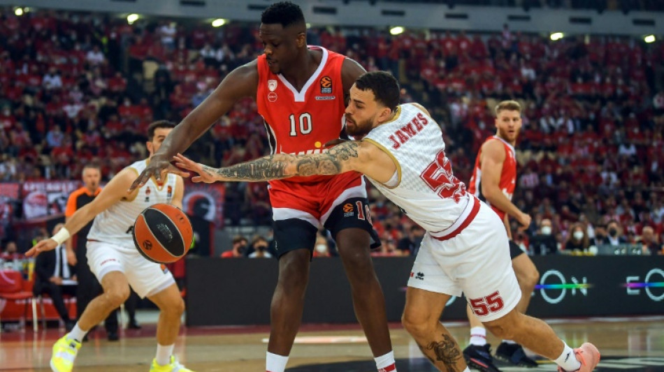 Basket: Monaco corrige l'Olympiakos et égalise à une victoire partout en quarts d'Euroligue