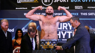 Fury heavier than Whyte ahead of heavyweight title showdown