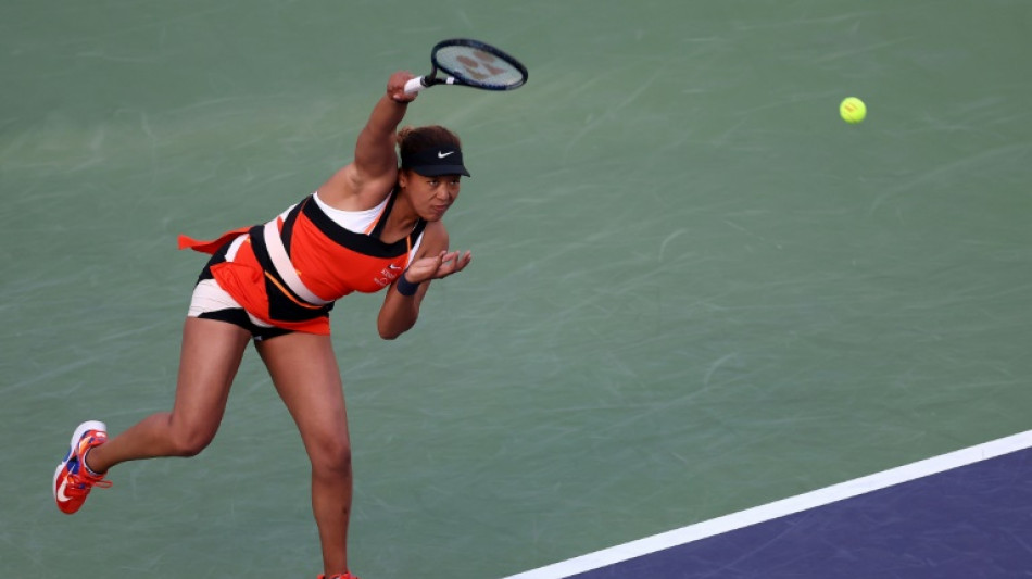 Osaka holds off Stephens in Indian Wells first round