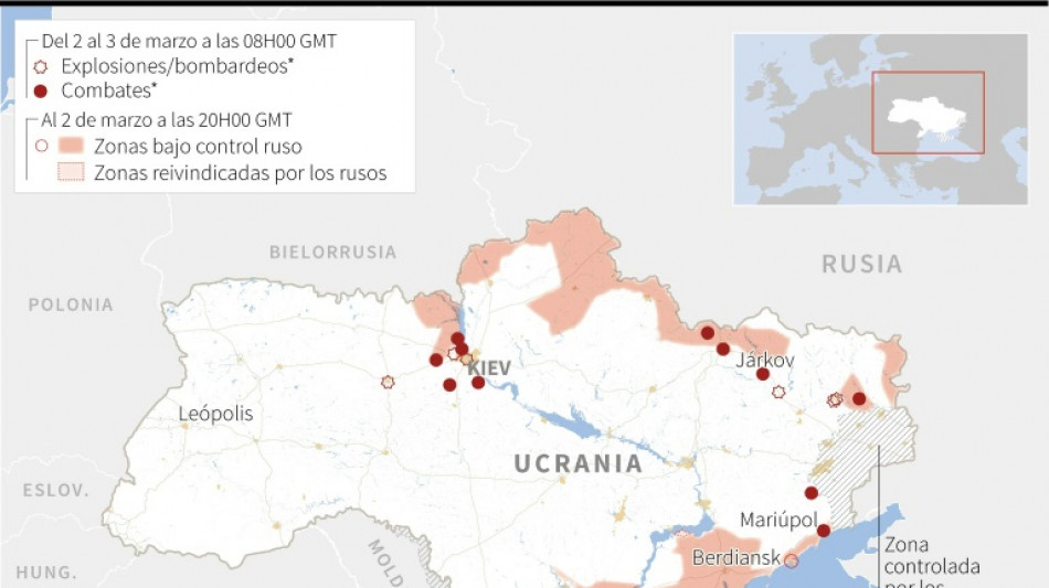 Putin dice que invasión de Ucrania avanza "según lo previsto"