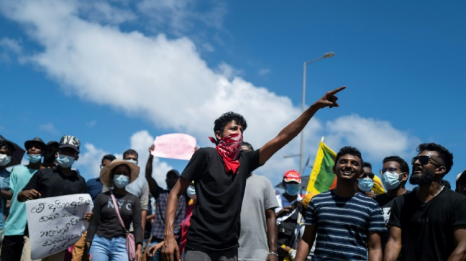 Crisis-hit Sri Lanka halts share trading as protests spiral