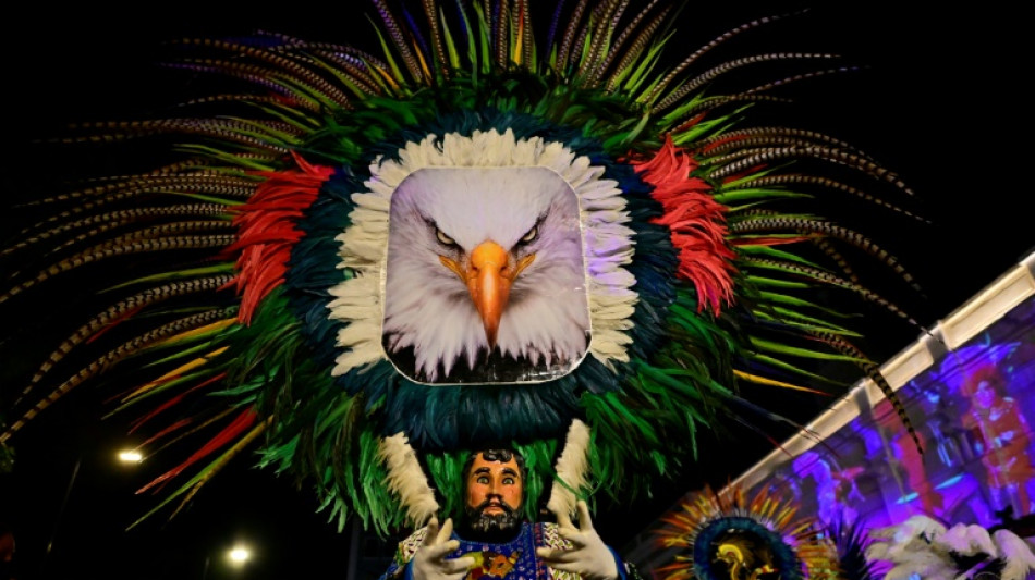 Mexican carnival mocks European colonizers