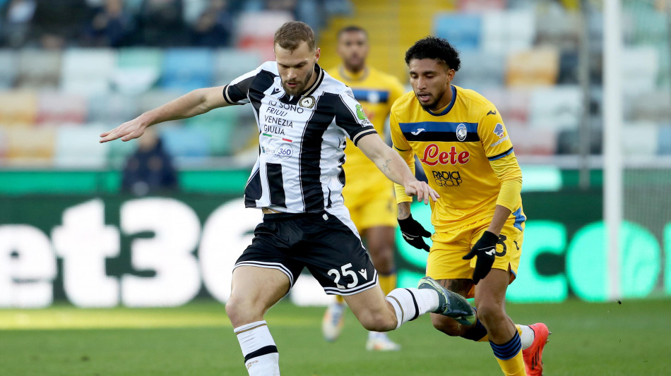 Serie A: Udinese-Atalanta 0-0, il Lecce vince 3-1 a Empoli