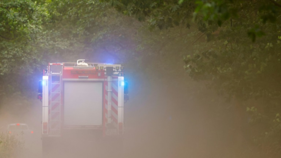 Großeinsatz der Berliner Feuerwehr im Grunewald