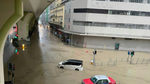 Hong Kong touché par les pires pluies depuis près de 140 ans 