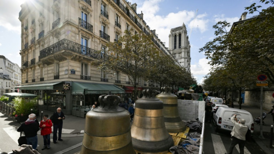 Notre-Dame retrouve huit cloches à trois mois de sa réouverture