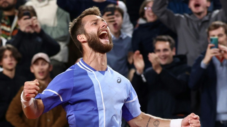 Roland-Garros: Moutet-Sinner en soirée