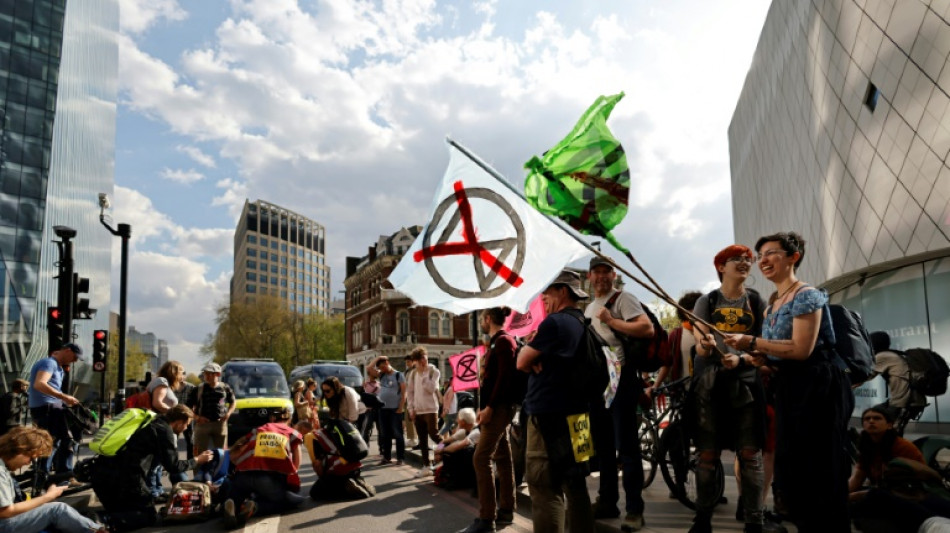 Climate activists block four of London's busiest bridges