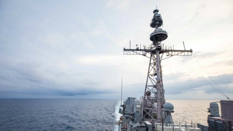 Two US Navy warships transit through Taiwan Strait