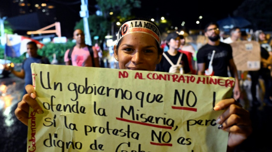 Panama: la protestation enfle contre un nouveau contrat minier