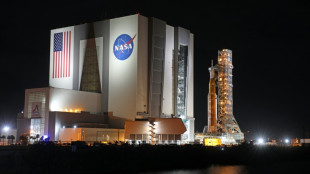 NASA rolls Moon rocket out to Kennedy Space Center launch pad