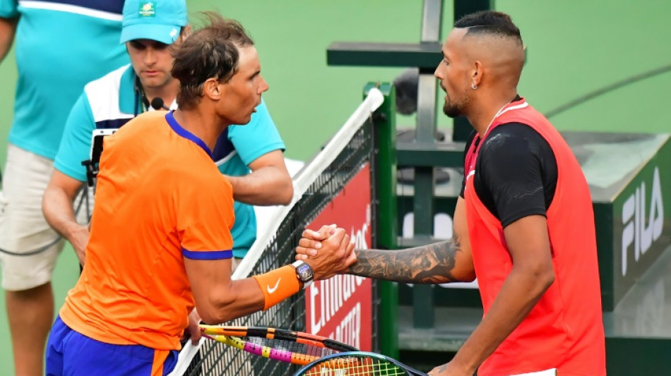 Nadal holds off Kyrgios to stay unbeaten in 2022