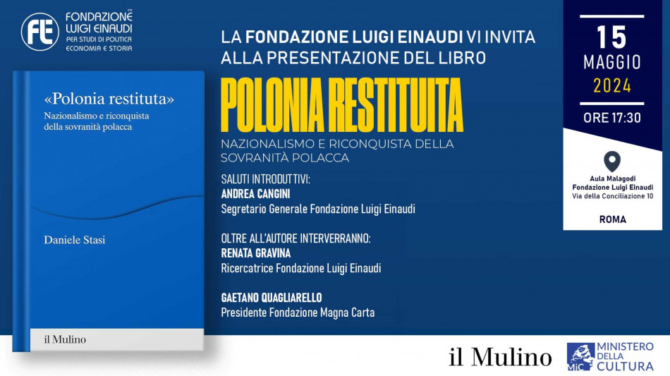 Il progetto liberaldemocratico polacco in Fondazione Einaudi