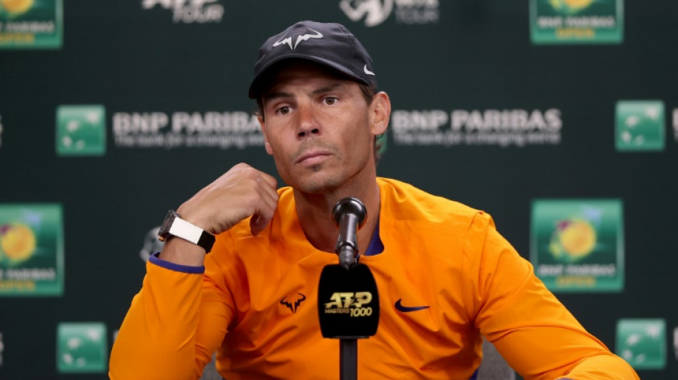 Tennis: Nadal forfait pour le Masters 1000 de Miami