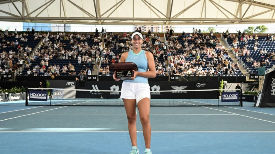 Keys beats Pegula to win second Adelaide title 