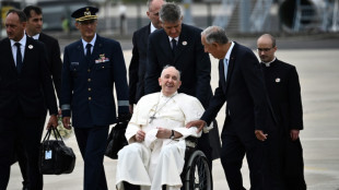 Youths cheer pope's arrival in Portugal for global festival