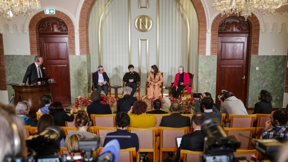 Narges Mohammadi en grève de la faim lors de la remise de son Nobel de la paix