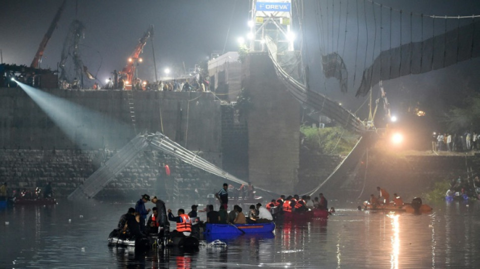 India bridge collapse kills more than 130